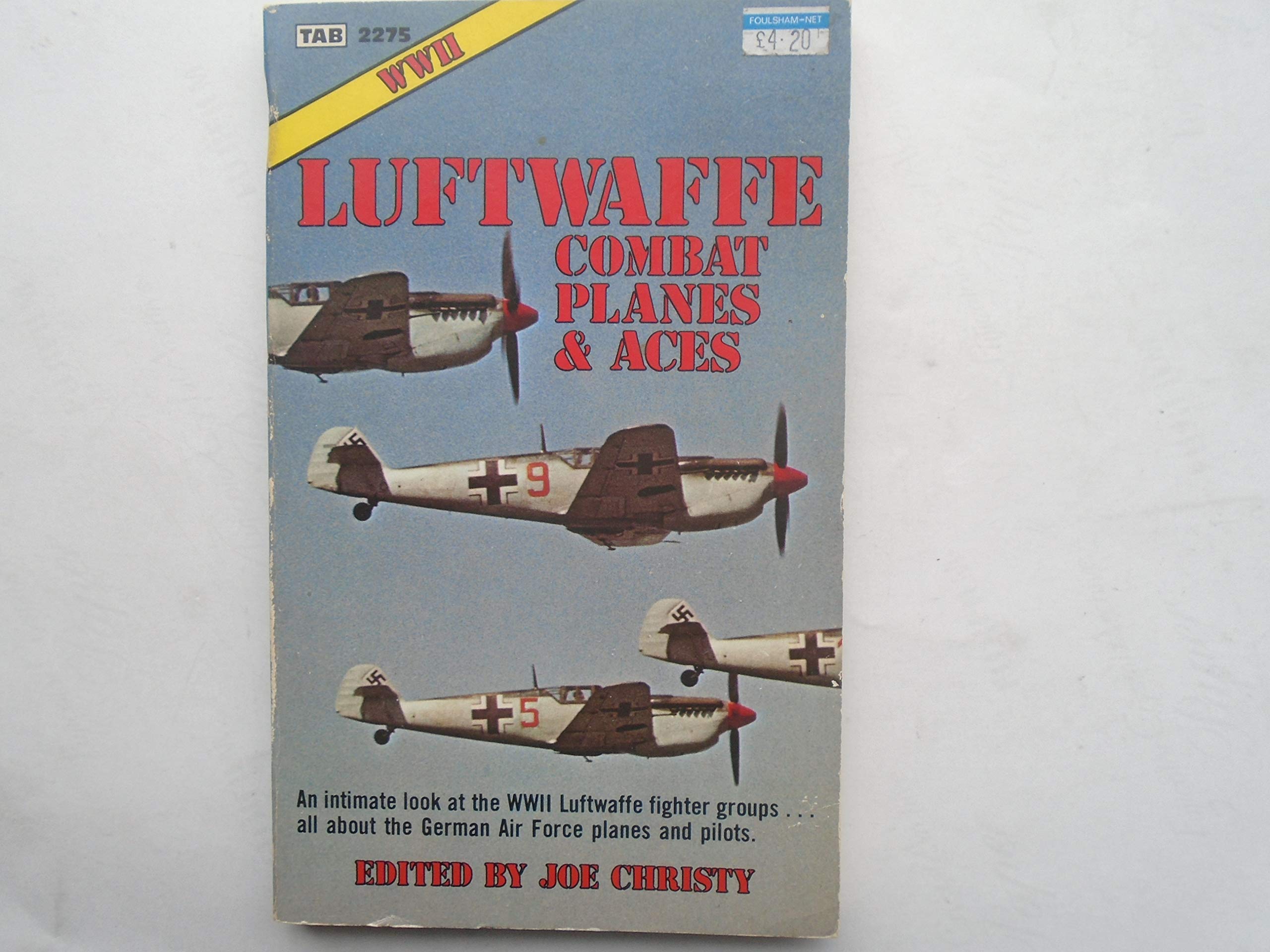 WW II : Luftwaffe Combat Planes & Aces (Paperback)