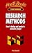 Research Methods: How to design and conduct a successful project (Student Handbooks) by Peter Marshall (1-Jan-1997) Paperback