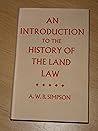 Introduction to the History of Land Law Introduction to the History of Land Law