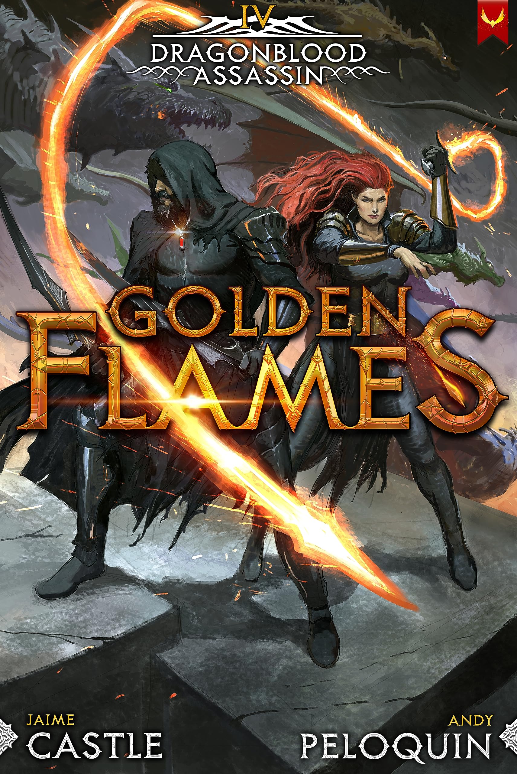 Golden Flames (Dragonblood Assassin #4)