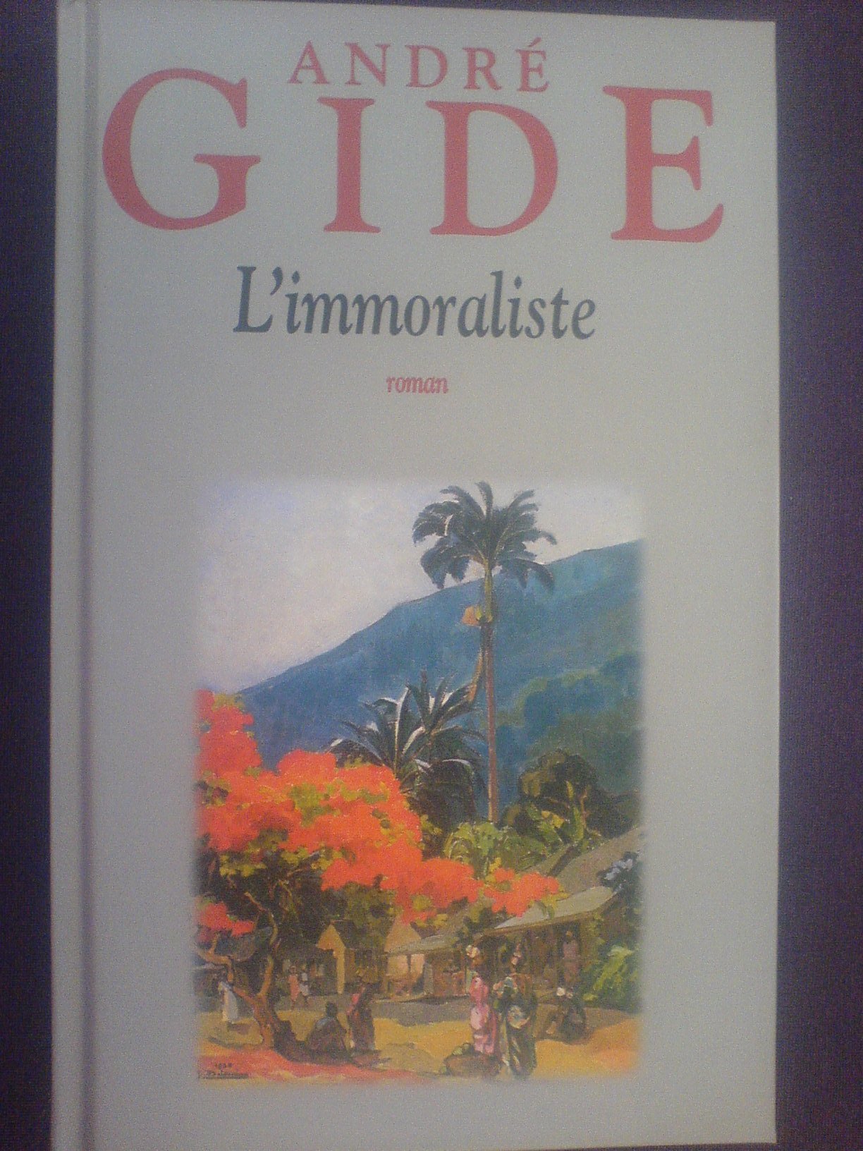 L'immoraliste. roman.