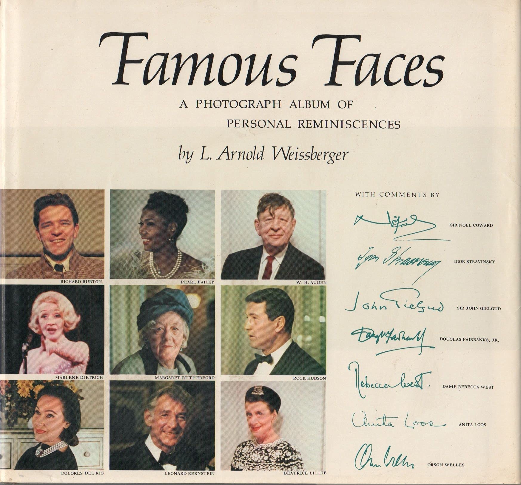 FAMOUS FACES: A Photograph Album of Personal Remin (Hardcover)