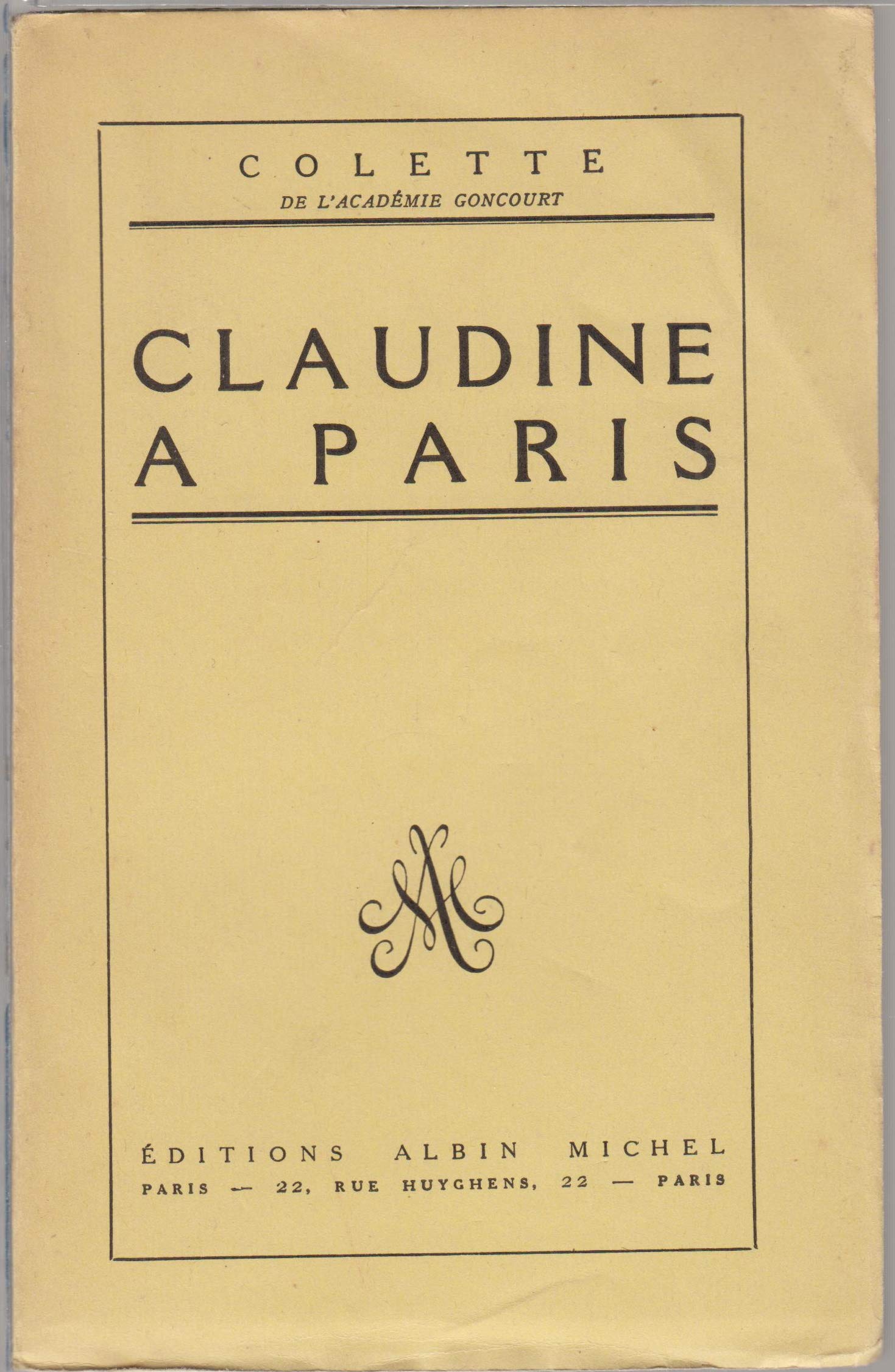 Broché - Claudine à paris