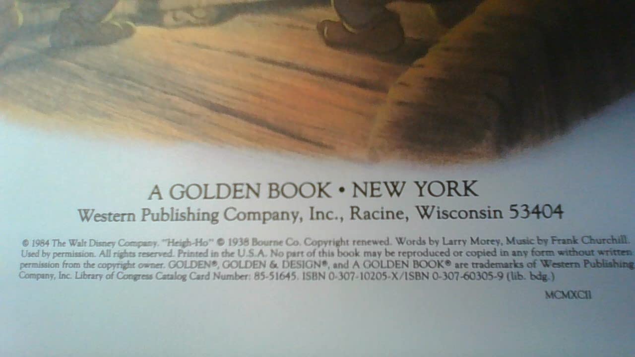 Walt Disney's Snow White (Big Golden Book)