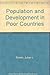 Population and Development in Poor Countries Hardcover June 3, 1992