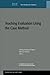 Teaching Evaluation Using the Case Method: New Directions for Evaluation, Number 105 (2005-04-04)