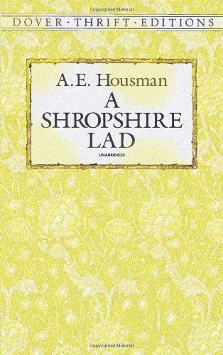 A Shropshire Lad (Dover Thrift) by Housman. A. E. ( 2000 ) Paperback