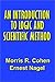 An Introduction to Logic and Scientific Method by Morris R. Cohen (1-Jan-1934) Paperback