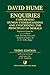 Enquiries concerning Human Understanding and concerning the Principles of Morals by Hume, David [12 June 1975]