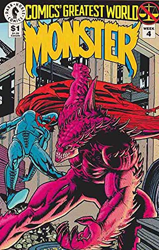 Comics Greatest World: Arcadia - Monster #4 (1993) Doug Mahnke Cover