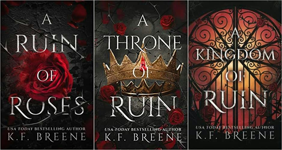 Deliciously Dark Fairytales 3 Books Set Collection (A Ruin of Roses, A Throne of Ruin, A Kingdom of Ruin) Paperback 2022
