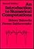 Introduction to Numerical Computations, An (2nd Edition) 2nd Edition( Paperback ) by Yakowitz, Sidney; Szidarovszky, Ferenc published by Prentice Hall