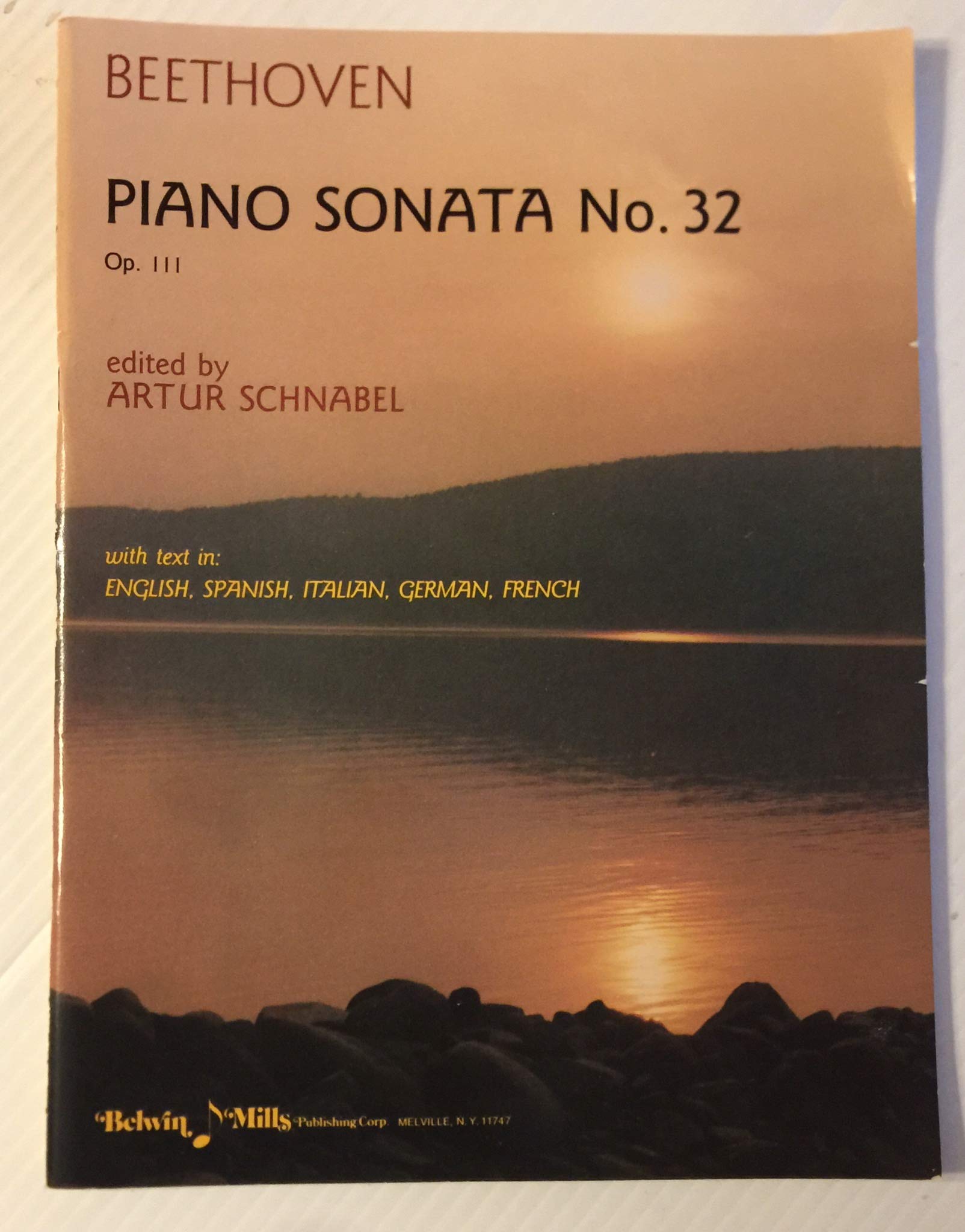 Beethoven Piano Sonata No. 32 in C Minor, Opus 111 (Paperback)