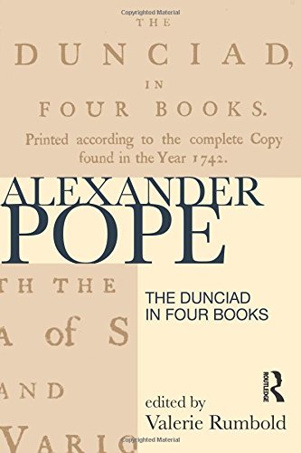 The Dunciad in Four Books
