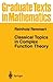 Classical Topics in Complex Function Theory (Graduate Texts in Mathematics) by Reinhold Remmert (1997-11-14)