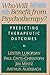 Who Will Benefit Psy by Lester Luborsky
