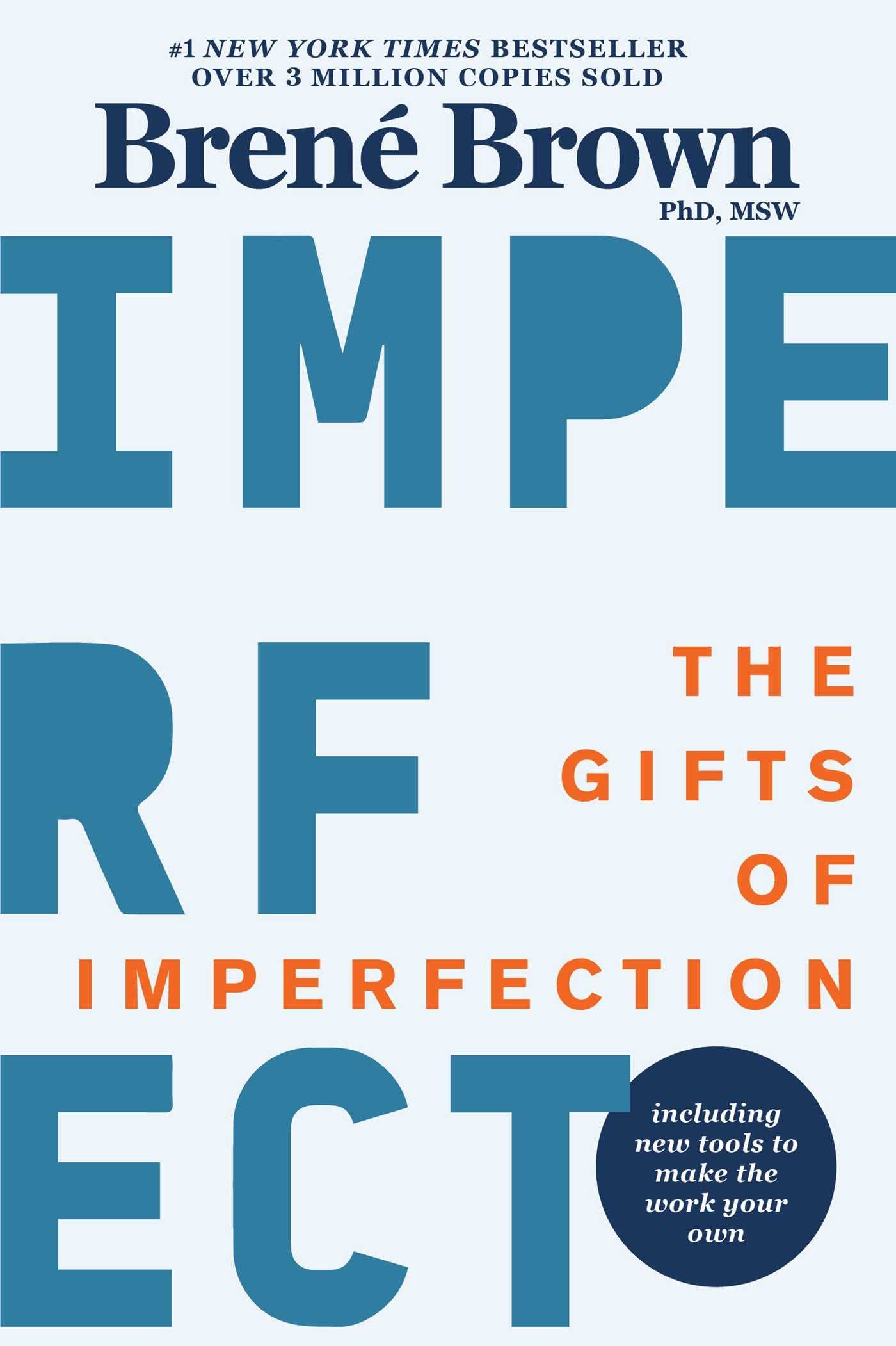 A book The Gifts of Imperfection: 10th Anniversary Edition: Features a new foreword and brand-new tools Paperback Brown 2022