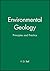 Environmental Geology: Principles and Practice by F. G. Bell (1998-10-15)