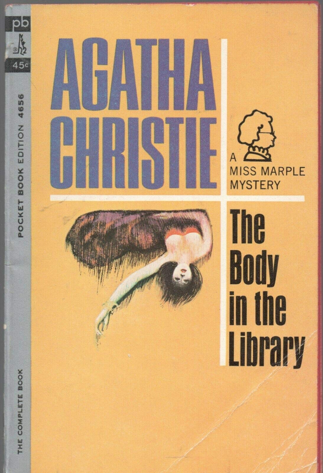 THE BODY IN THE LIBRARY by AGATHA CHRISTIE Pocket 1942 1964 6th PB [Hardcover] Agatha Christie