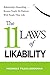 The 11 Laws of Likability: Relationship Networking Because People Do Business with People They Like by Michelle Lederman(2012-08-10)