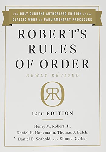 NEW-Robert's Rules of Order Newly Revised, 12th edition (Paperback)