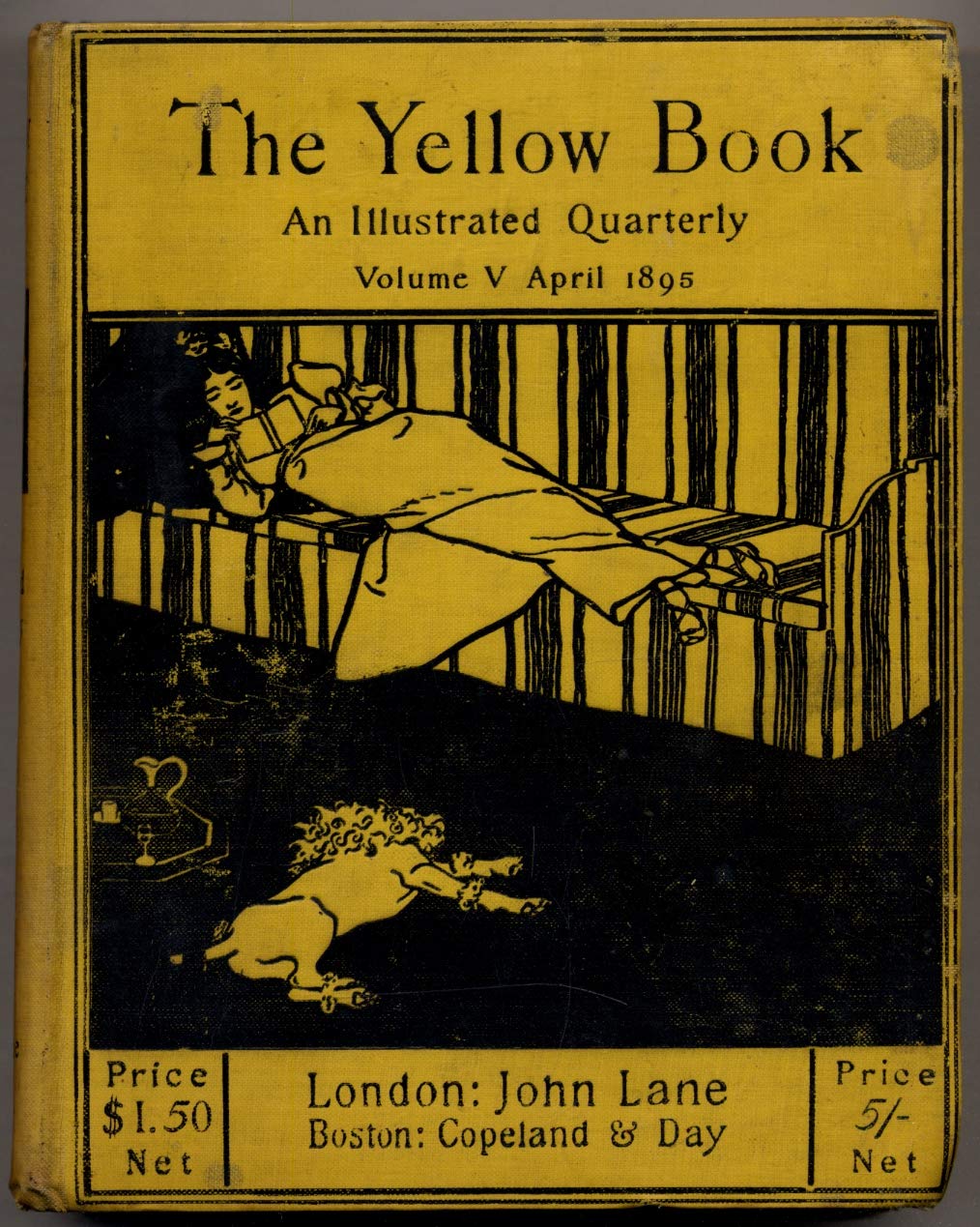 The Yellow Book, an illustrated quarterly, volume V, April 1895. (Hardcover)