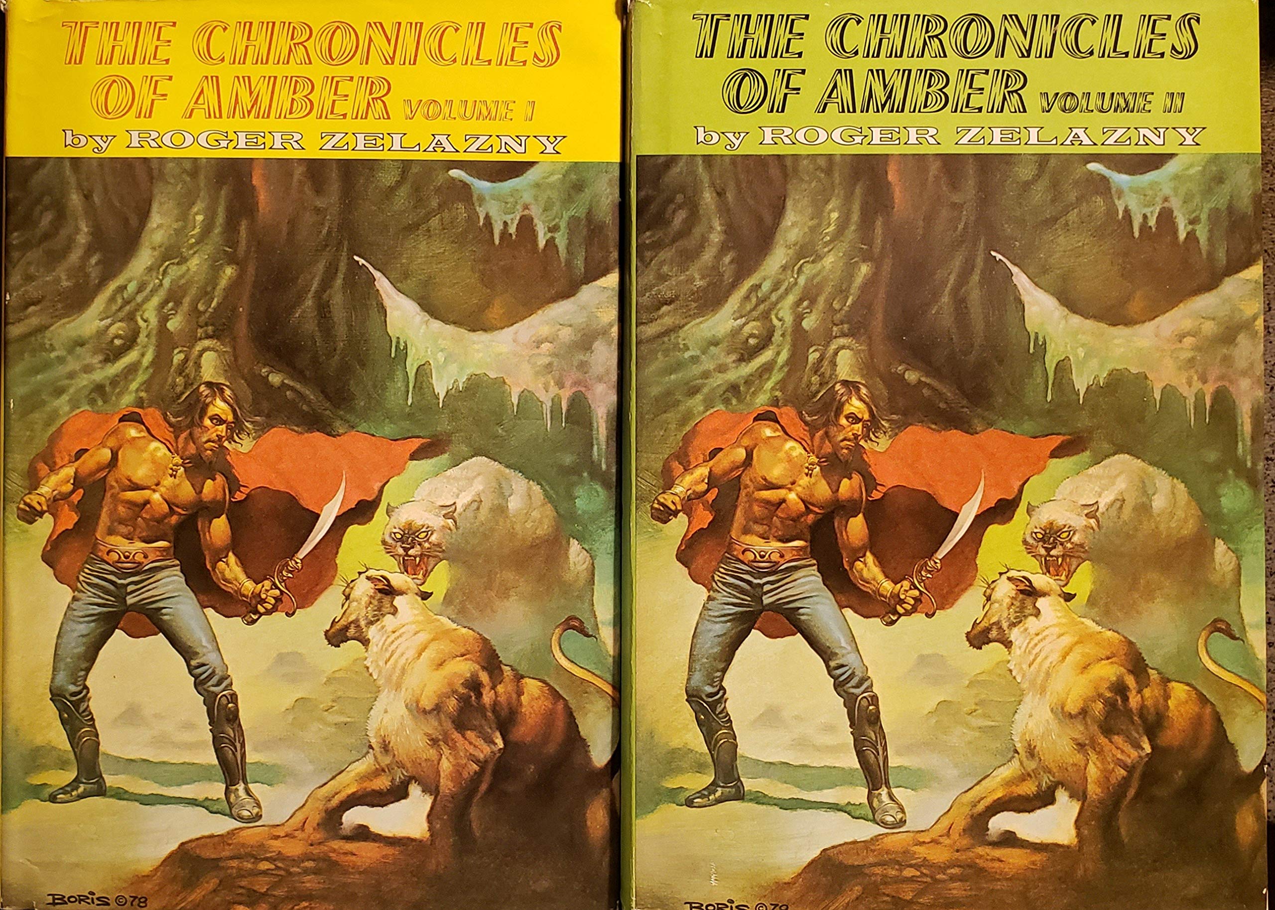 The Chronicles of Amber, Volumes 1 and 2 Complete | Nine Princes in Amber, The Guns of Avalon, Sign of the Unicorn, The Hand of Oberon, The Courts of Chaos