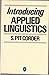 Introducing Applied Linguistics