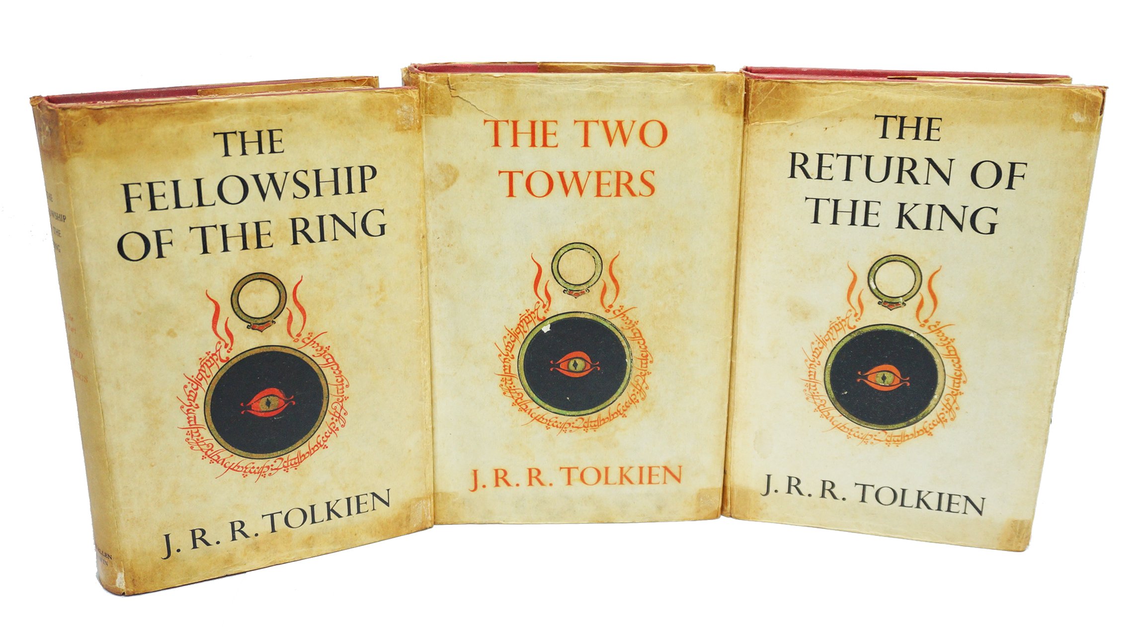 THE LORD OF THE RINGS TRILOGY three Volumes Comprising The Fellowship of the Ring, The Two Towers and The Return of the King.