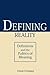[(Defining Reality: Definitions and the Politics of Meaning)] [Author: Edward Schiappa] published on (May, 2003)
