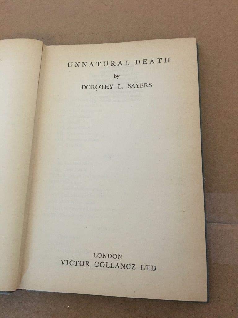 Unnatural Death.