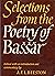 Selections from the Poetry of Baŝŝār