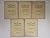LOT 1926 antique 5pc ARCHIT...