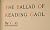 The Ballad of Reading Goal by Oscar Wilde The Ballad of Reading Goal by Oscar Wilde
