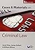 Cases and Materials on Criminal Law 6th edition by Dine, Janet, Gobert, James, Wilson, William (2010) Paperback