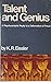 Talent and genius: The fictitious case of Tausk contra Freud (An Evergreen book)