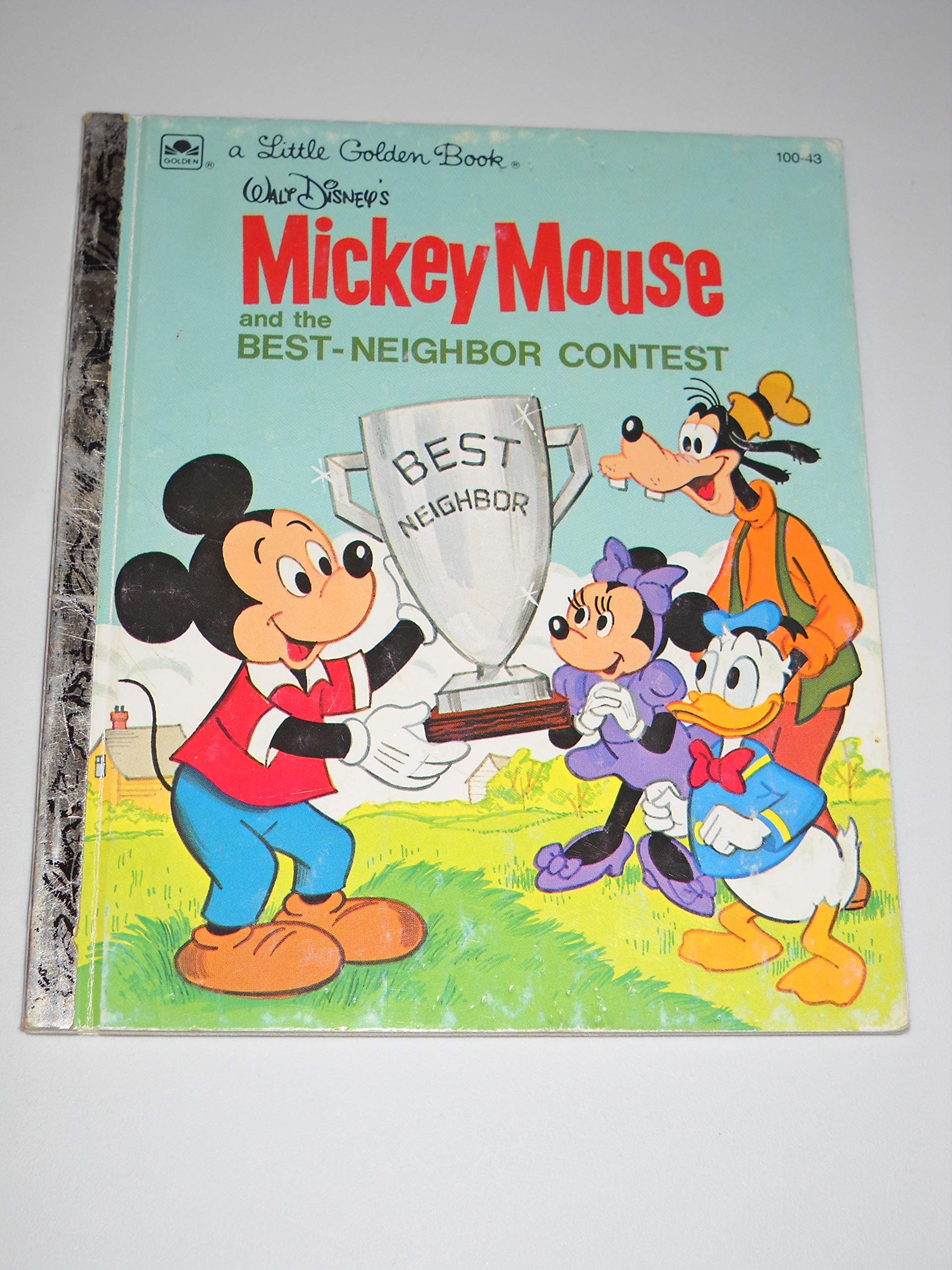 Walt Disney's Mickey Mouse and the Best-Neighbor Contest a Little Golden Book (Hardcover)