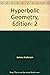 Hyperbolic Geometry (Springer Undergraduate Mathematics Series) by James W. Anderson (2008-10-10)
