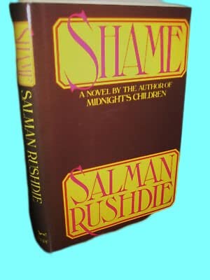 Rare Antique Shame Salman Rushdie 1st Edition First Printing Novel Fiction Booker Prize [Hardcover] Salman Rushdie
