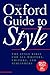 The Oxford Guide to Style (Language Reference) by Ritter, Rob... by Horace Hart