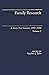 Family Research: A Sixty-Year Review, 1930-1990 Vol. 1