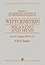 [(Wittgenstein: Meaning and...