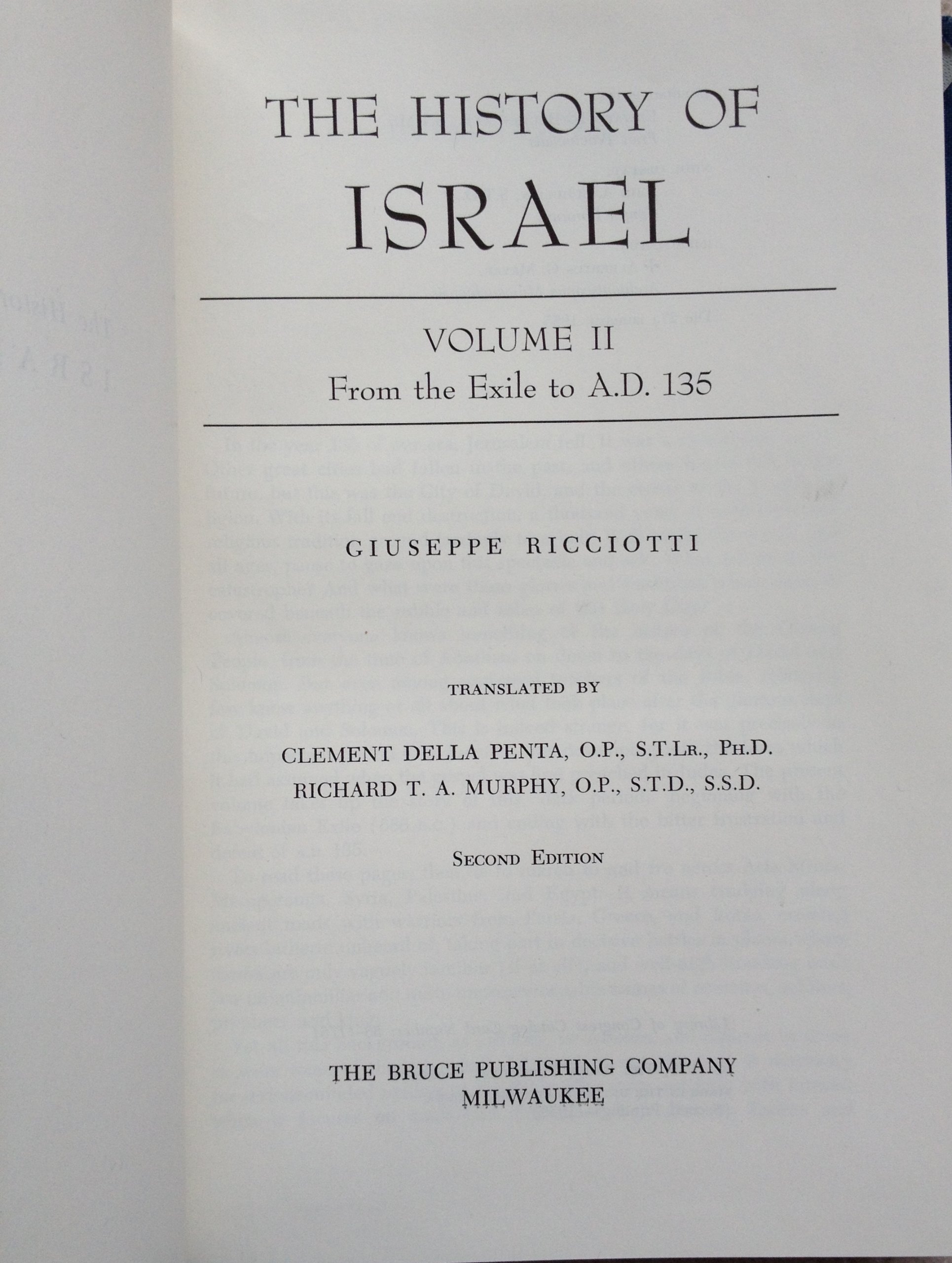 The History of Israel