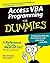 Access VBA Programming For Dummies by Alan Simpson(2013-01-01)