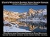 Utah's Wasatch Range: Four Season Refuge