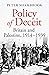 Policy of Deceit: Britain and Palestine, 1914-1939