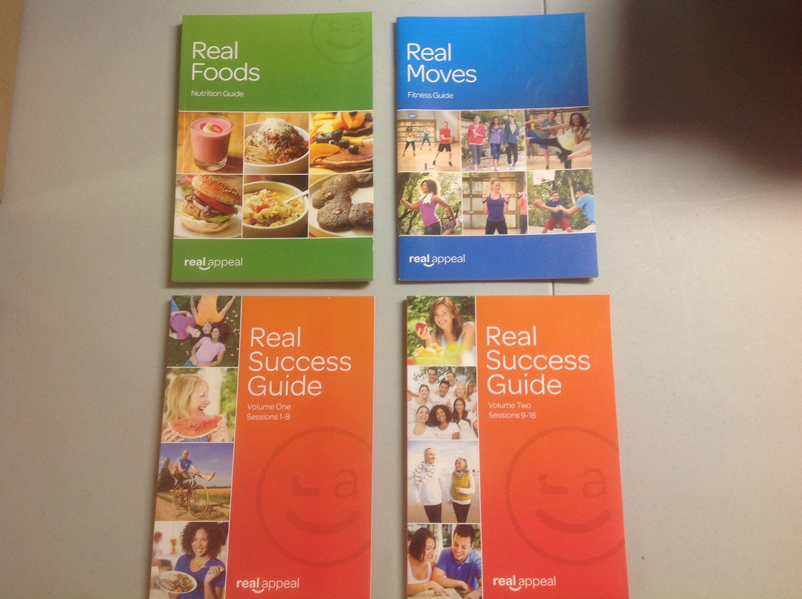 REAL APPEAL Set of 4 Books: Real Success Guide Vols. 1 and 2, Real Foods, and Real Moves (Paperback)