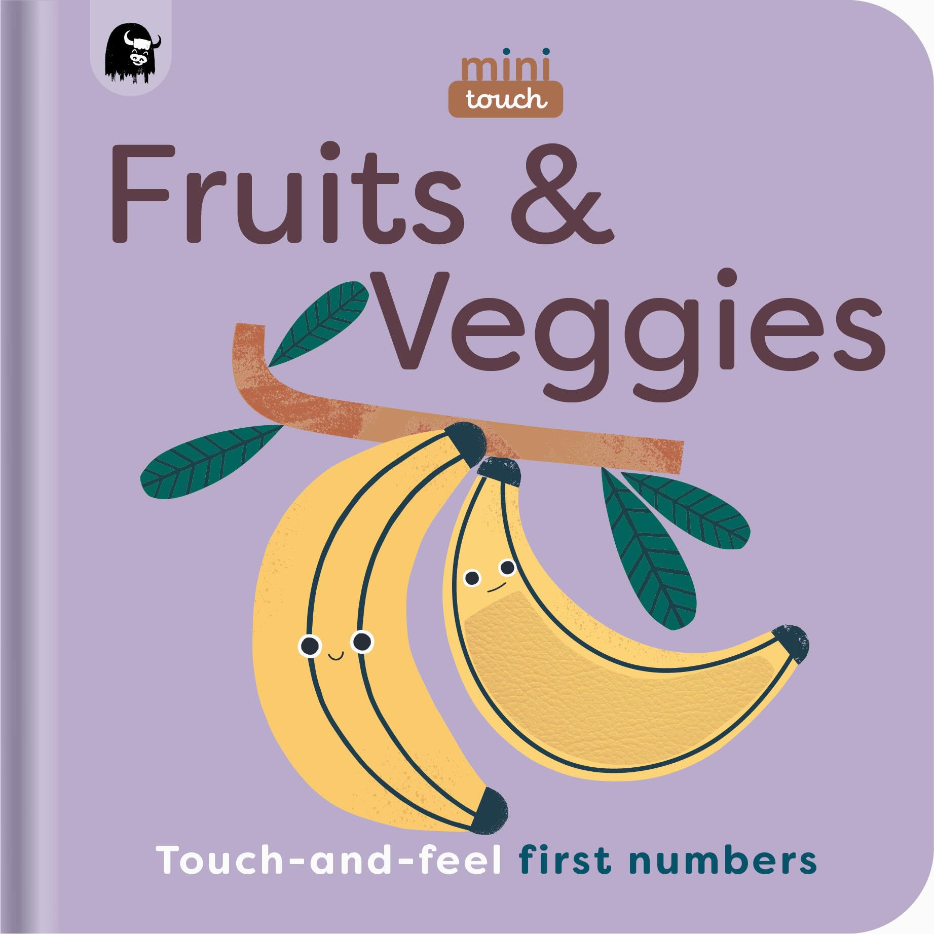 MiniTouch: Fruits & Veggies: Touch-and-feel first numbers (Board Book)