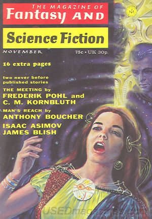 Magazine of Fantasy and Science Fiction Nov 1972 (Paperback)
