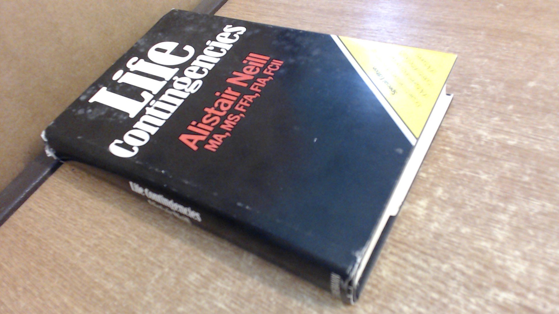 Life contingencies (Hardcover)